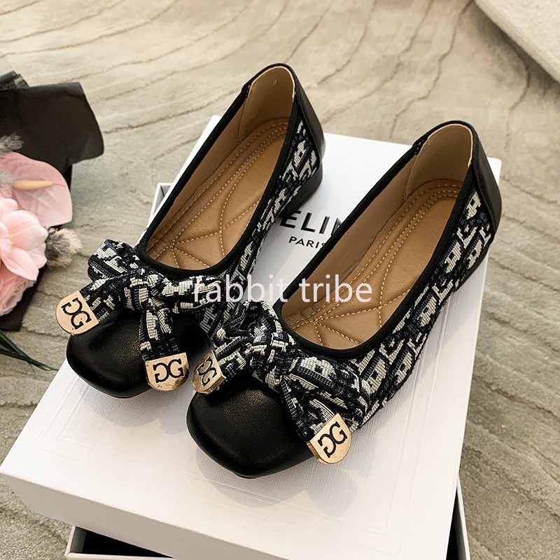 Embroidery Flat Shoes - Wygodne francuskie damskie buty na obcasie,
