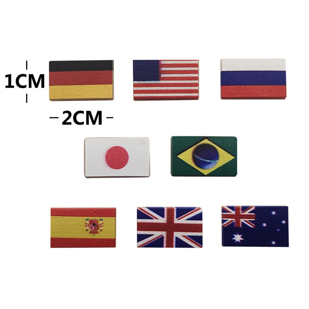 Embroidery Uk - Mini flaga USA Rosja Japonia Niemcy