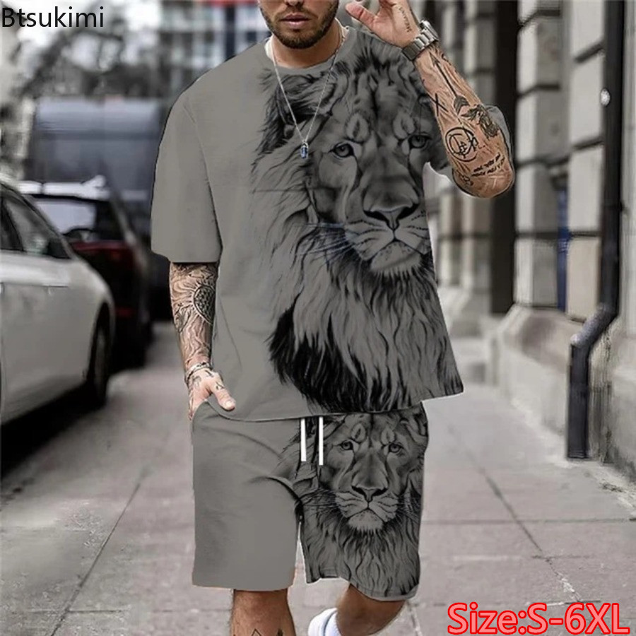 Embroidery Men Shirt - Letni Nowy Męski Zestaw: Fajny T-shirt