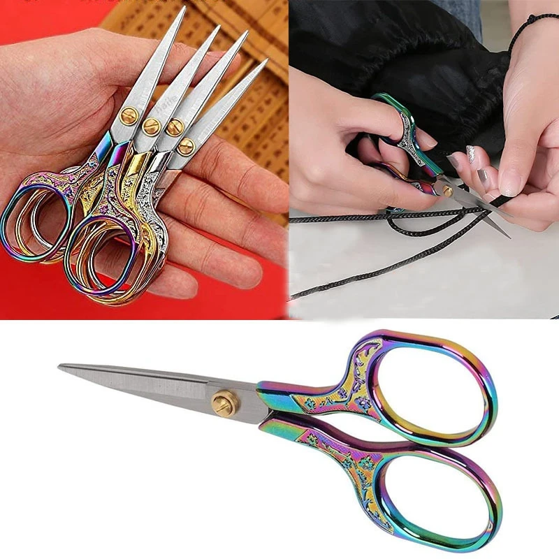 Embroidery Scissors Small - 1/3 szt. Nożyczki ze stali nierdzewnej