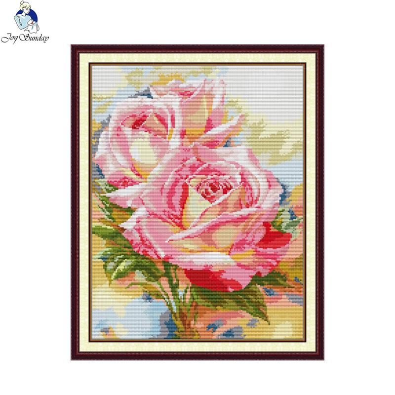 Embroidery Rose Stitch - Joy Sunday Zestaw do haftu krzyżykowego