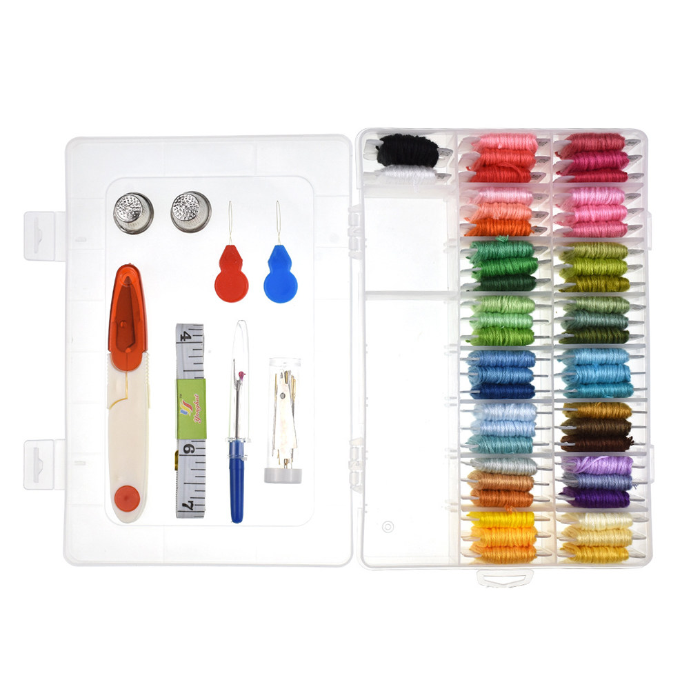 Embroidery Tools - 50 Zestawów do haftowania z wzorami