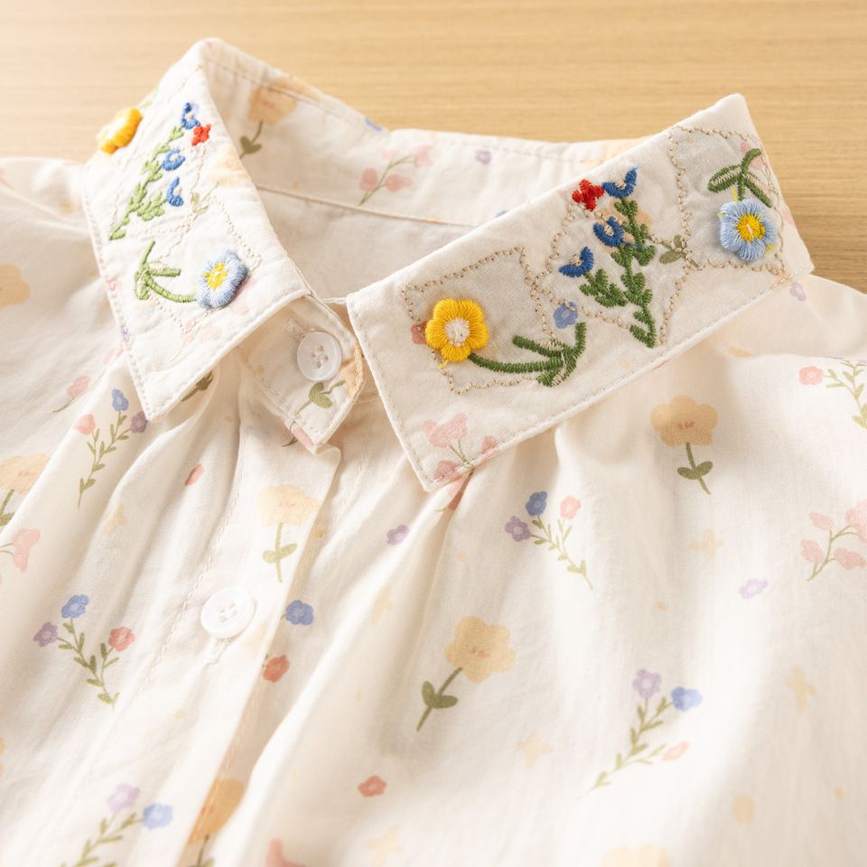 Embroidery Men Shirt - Wyprzedaż letnich koszul damskich z kwiatowym