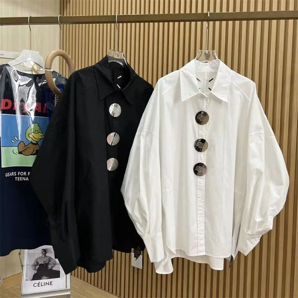 Embroidery Blouse - 150kg Plus Size L-4XL solidna koszulka