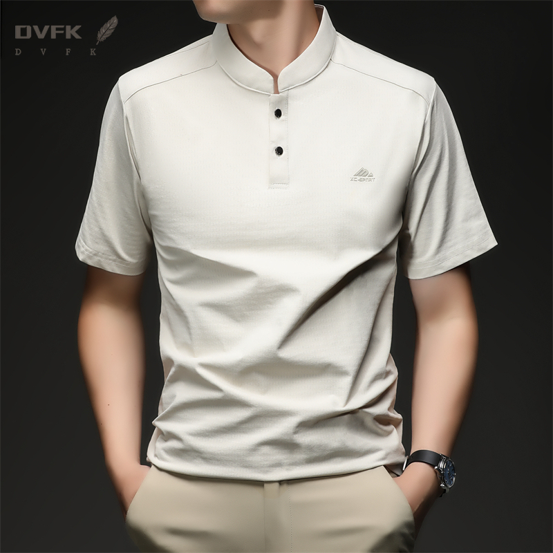 Embroidery Men Shirt - Męska koszulka polo z krótkim rękawem