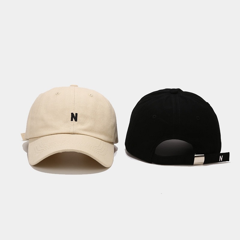 Bawełniana czapka baseballowa  – Embroidery Letter N recenzja i cena