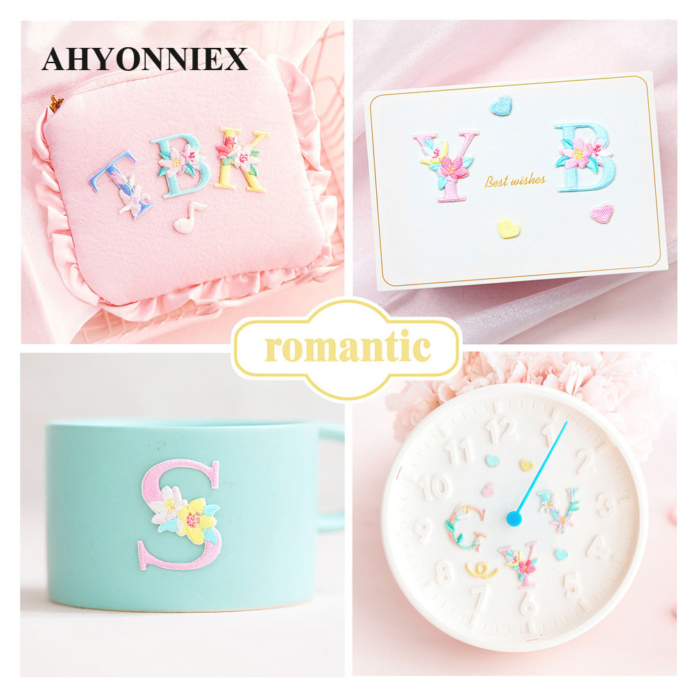1 sztuka kwiatowa angielskie l – Embroidery Letter N recenzja i cena