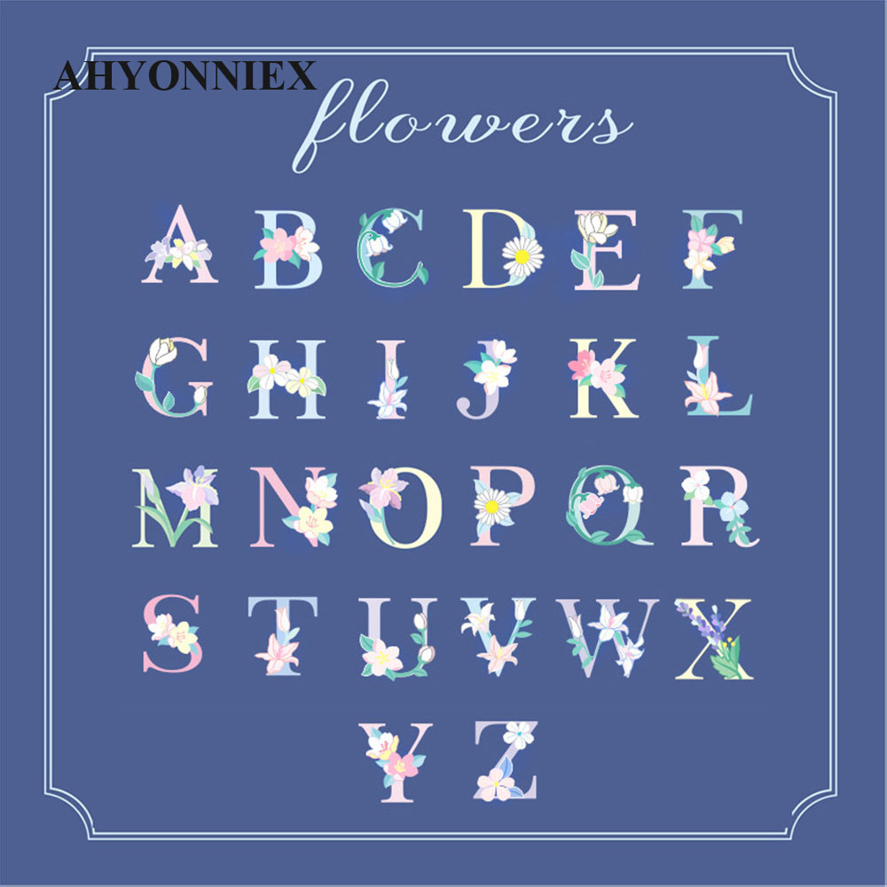 1 sztuka kwiatowa angielskie l – Embroidery Letter N recenzja i cena
