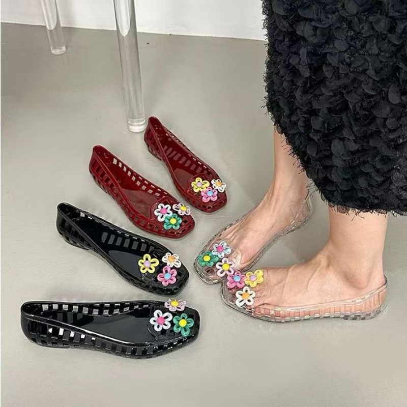 Wydrążone kawaii buty w stylu  – Embroidery Flat Shoes recenzja i cena