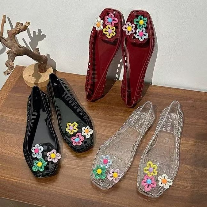 Wydrążone kawaii buty w stylu  – Embroidery Flat Shoes recenzja i cena