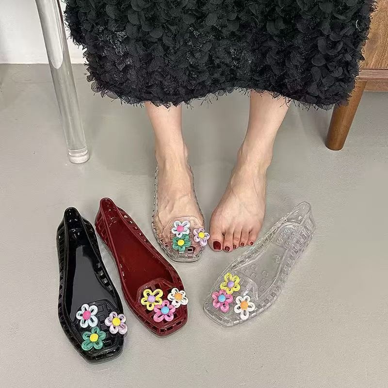 Wydrążone kawaii buty w stylu  – Embroidery Flat Shoes recenzja i cena