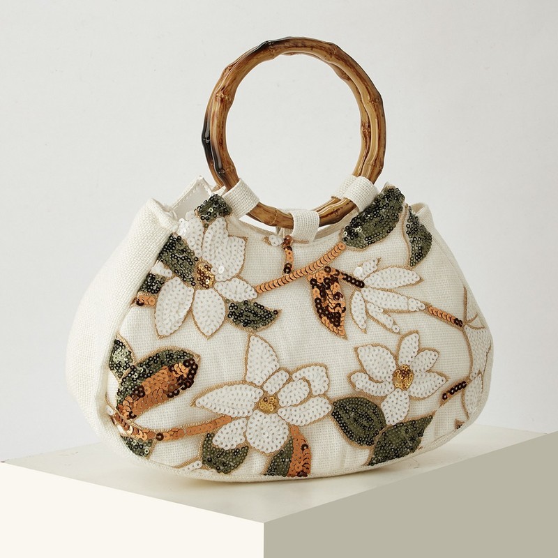 Torby lniane z motywem kwiatow – Embroidery Wallet recenzja i cena