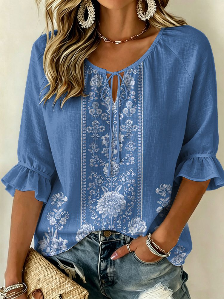 Minimalistyczna bluzka damska  – Embroidery Blouse recenzja i cena