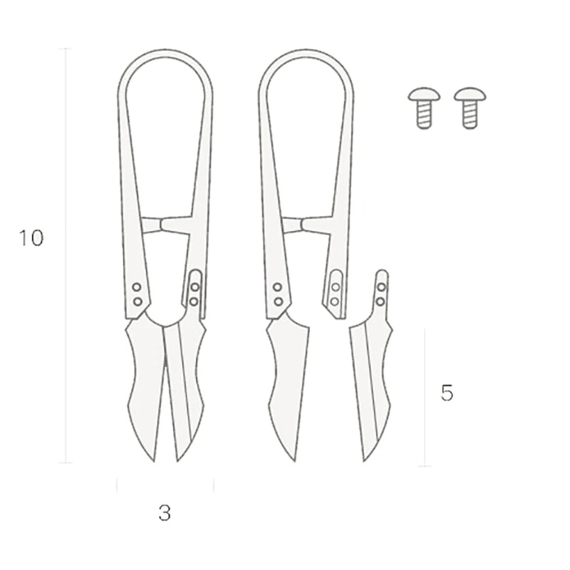 Małe nożyczki mosiężne do skór – Embroidery Scissors Small recenzja i cena