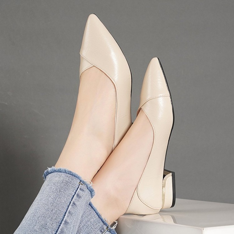 Nowe damskie skórzane buty na  – Embroidery Flat Shoes recenzja i cena