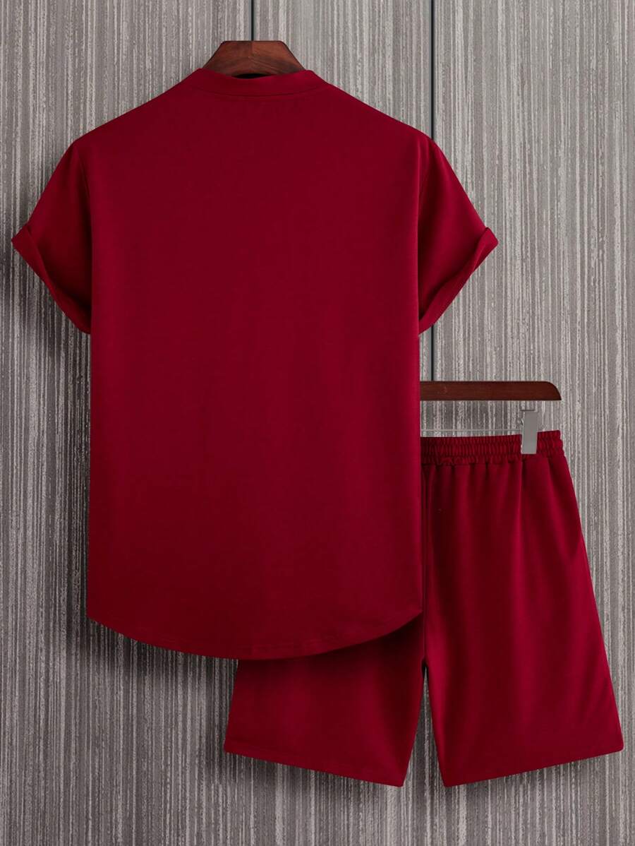 Męski zestaw Manfinity Homme:  – Embroidery Men Shirt recenzja i cena