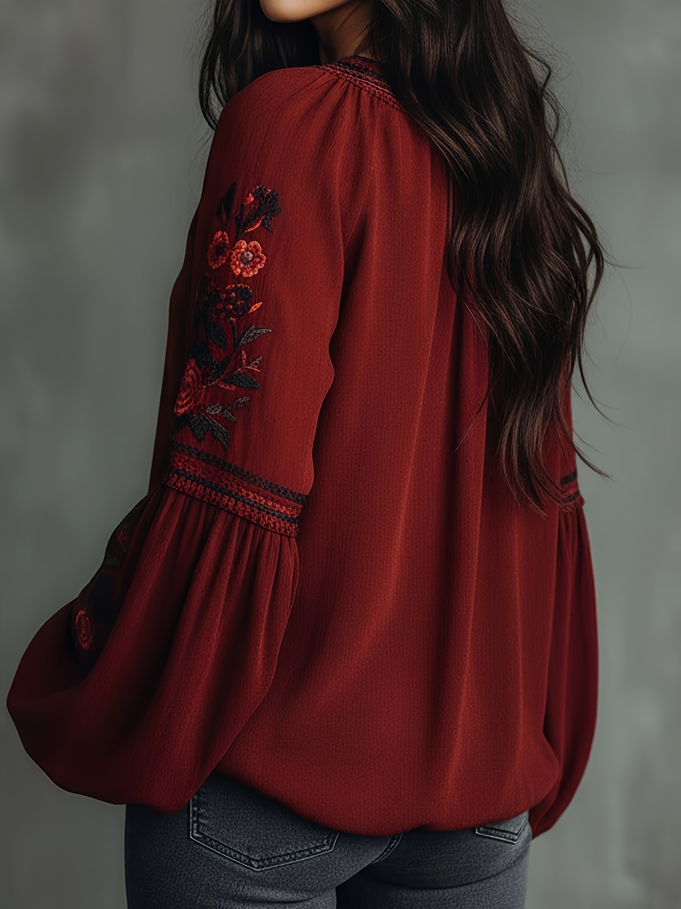 Damska wiosenna bluzka retro z – Embroidery Blouse recenzja i cena