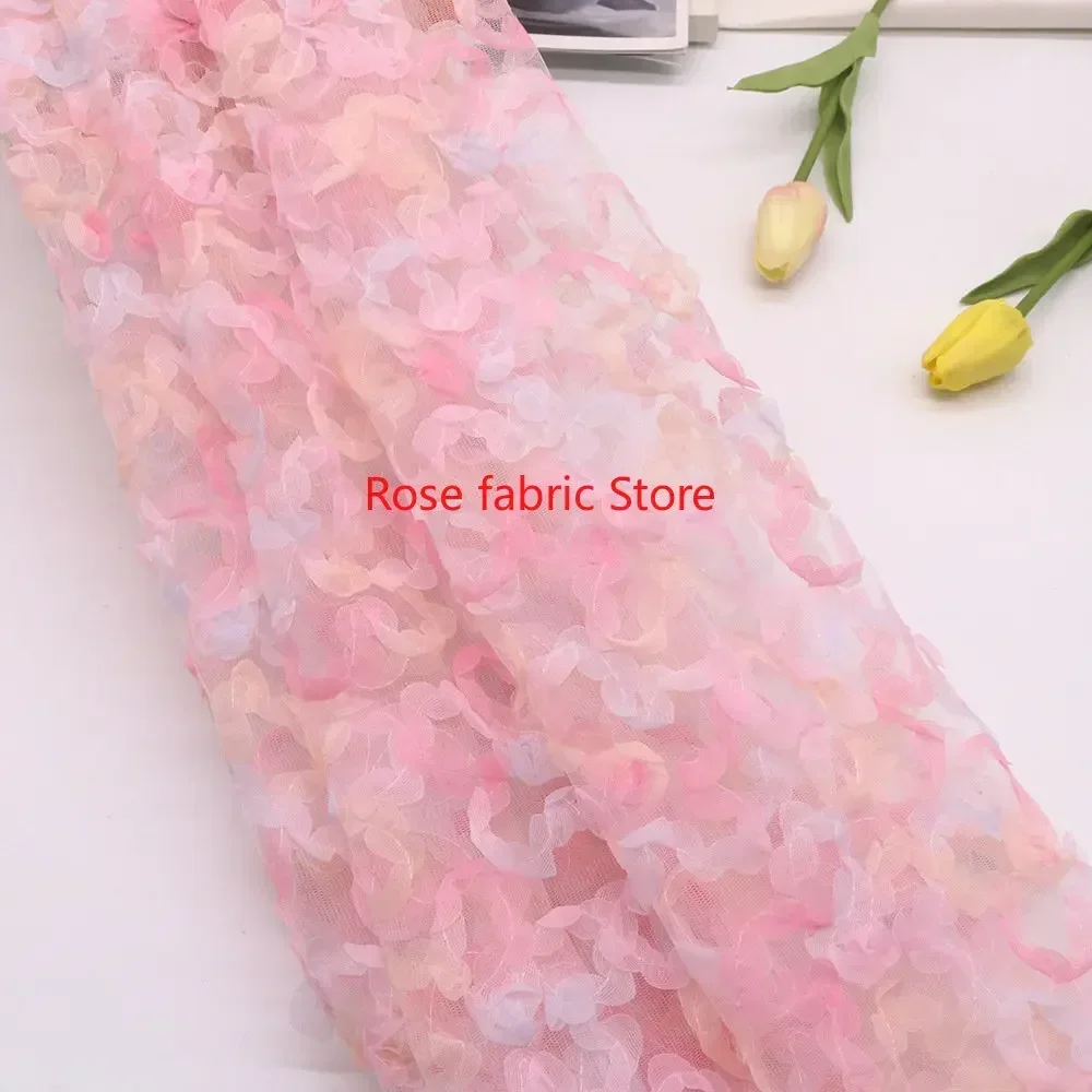 Gradientowa szyfonowa koronka  – Embroidery Roses recenzja i cena