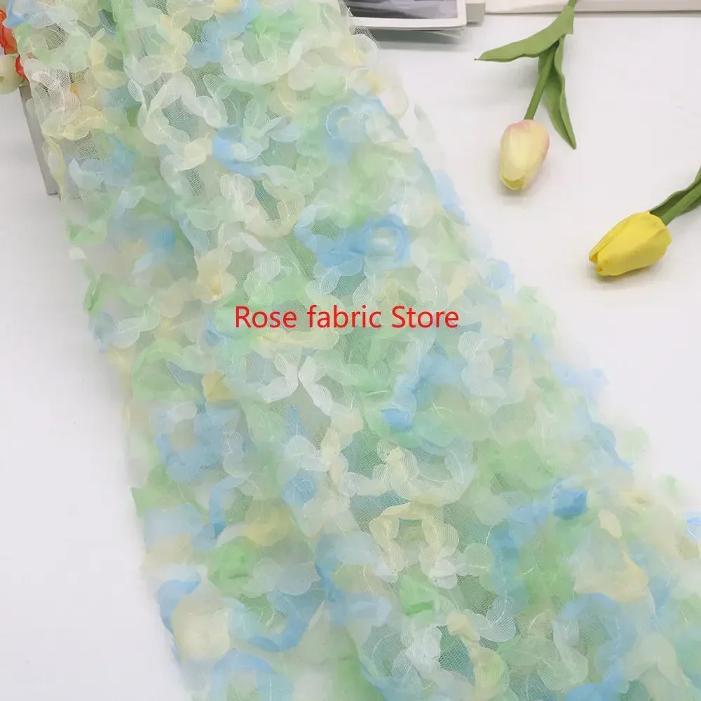 Gradientowa szyfonowa koronka  – Embroidery Roses recenzja i cena