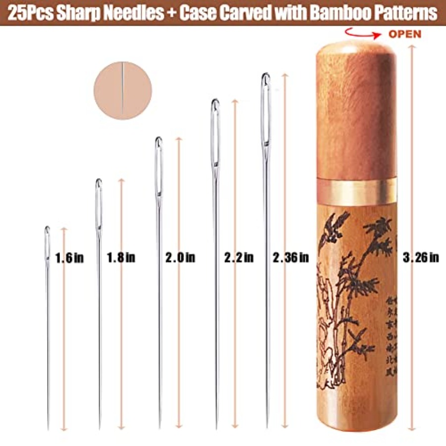 Igły do szycia z dużym oczkiem – Embroidery Needles recenzja i cena