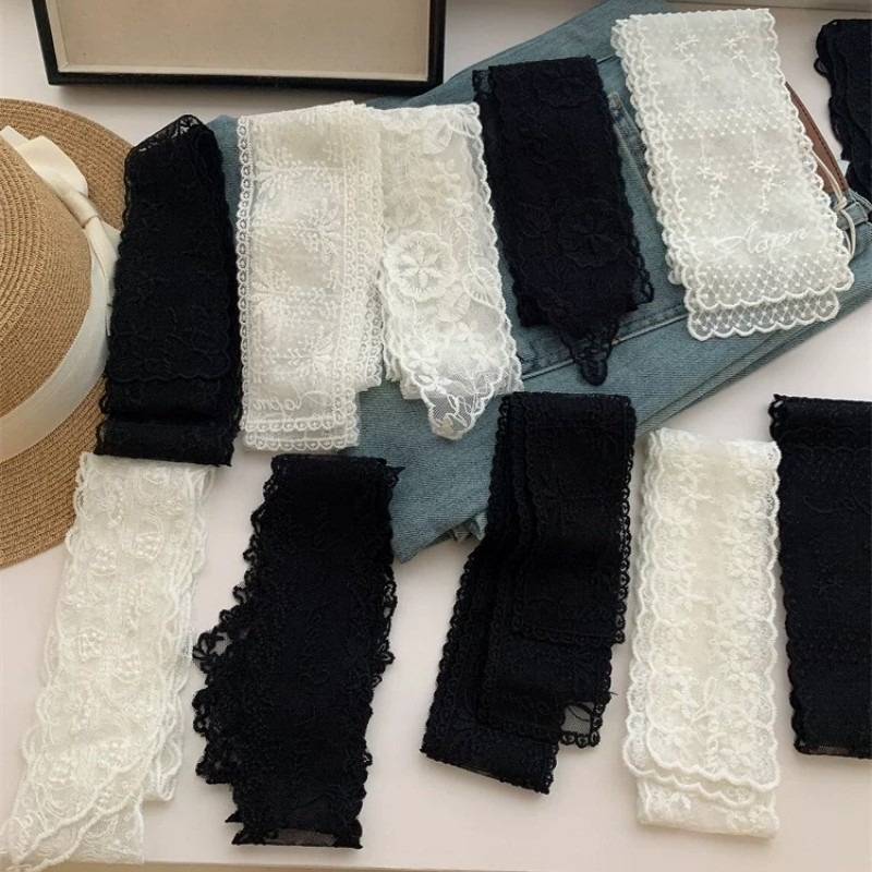 Nowa Czarno-Biała Długa Koronk – Embroidery Premium recenzja i cena