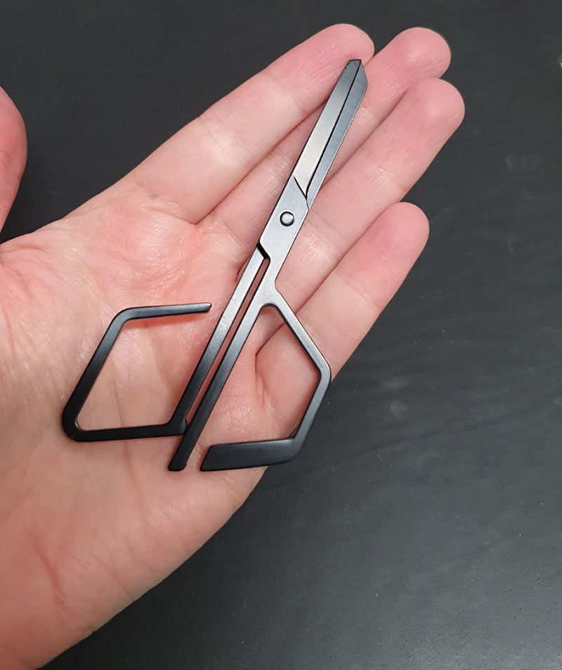 1 szt. Czarne srebrne nieregul – Embroidery Scissors Small recenzja i cena