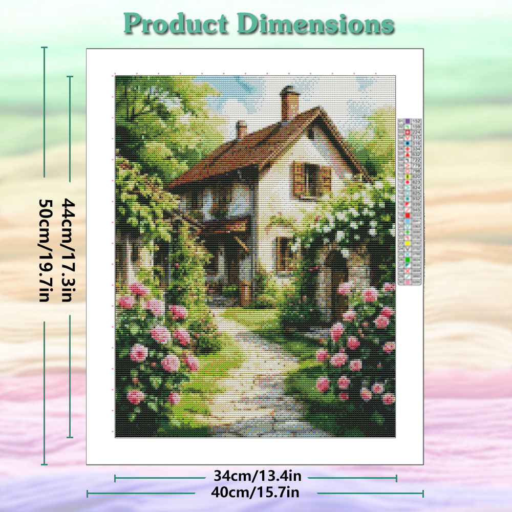 Nowa Dostawa Tkanina do Haftu  – Embroidery Rose Stitch recenzja i cena