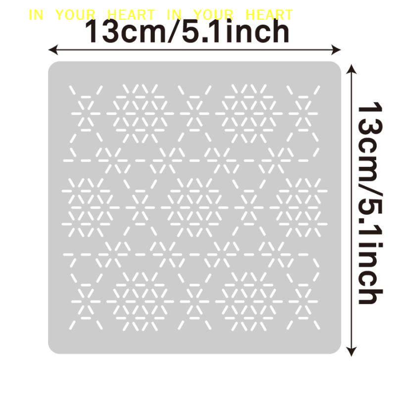 Szablon do geometrycznego patc – Embroidery Tools recenzja i cena