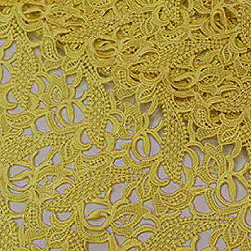 Wysokiej jakości koronka, żółt – Embroidery Yellow Flower recenzja i cena