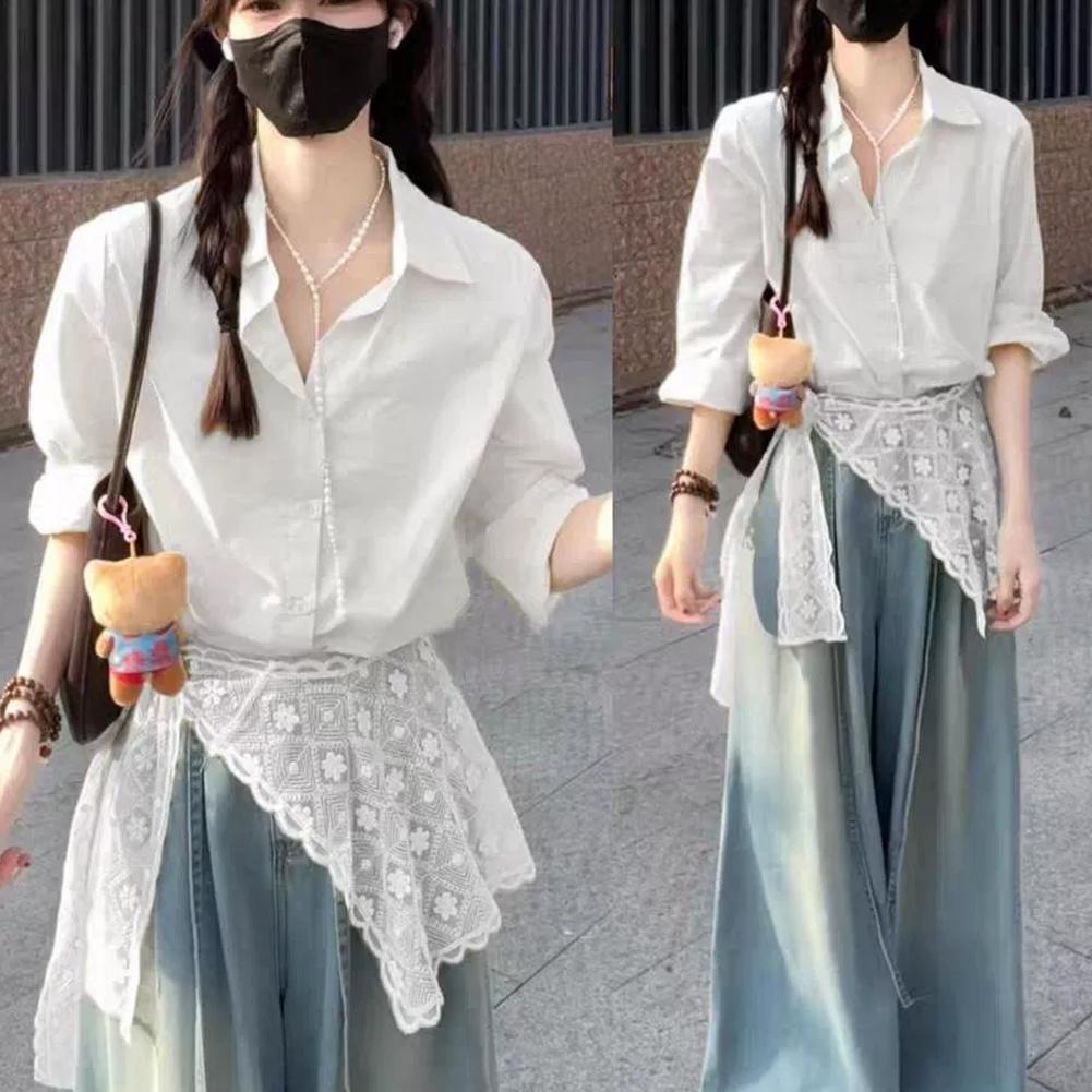 Francuska koronkowa chusta sza – Embroidery Blouse recenzja i cena