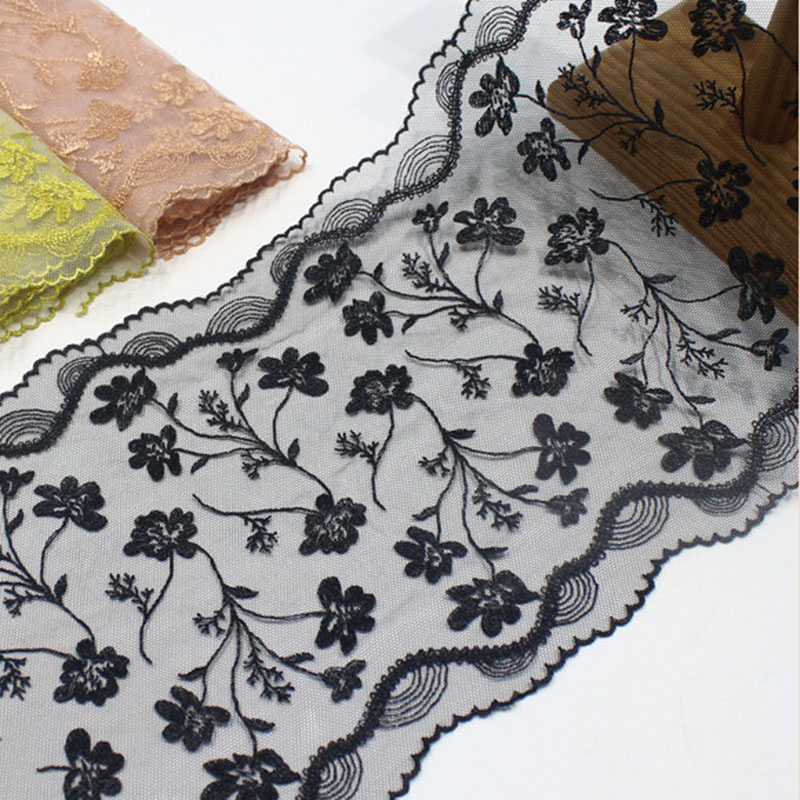 41 jardów Dwustronna Haftowana – Embroidery Yellow Flower recenzja i cena