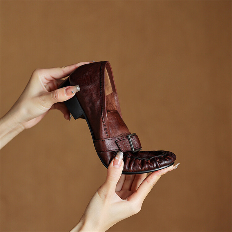 New Autumn Genuine Leather Wom – Embroidery Flat Shoes recenzja i cena
