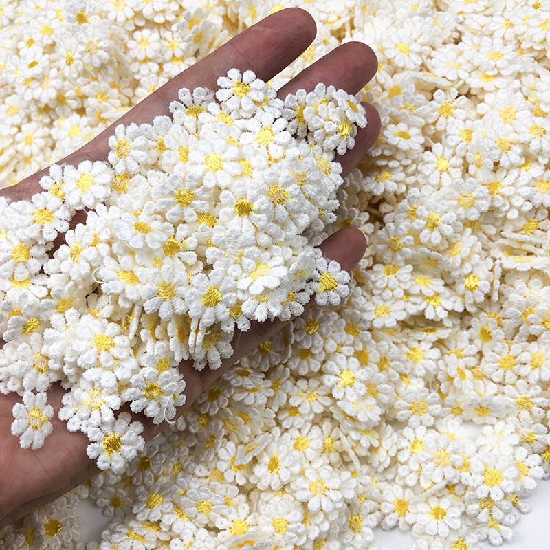 50 SZT. Haftowana Koronka Rozp – Embroidery Yellow Flower recenzja i cena