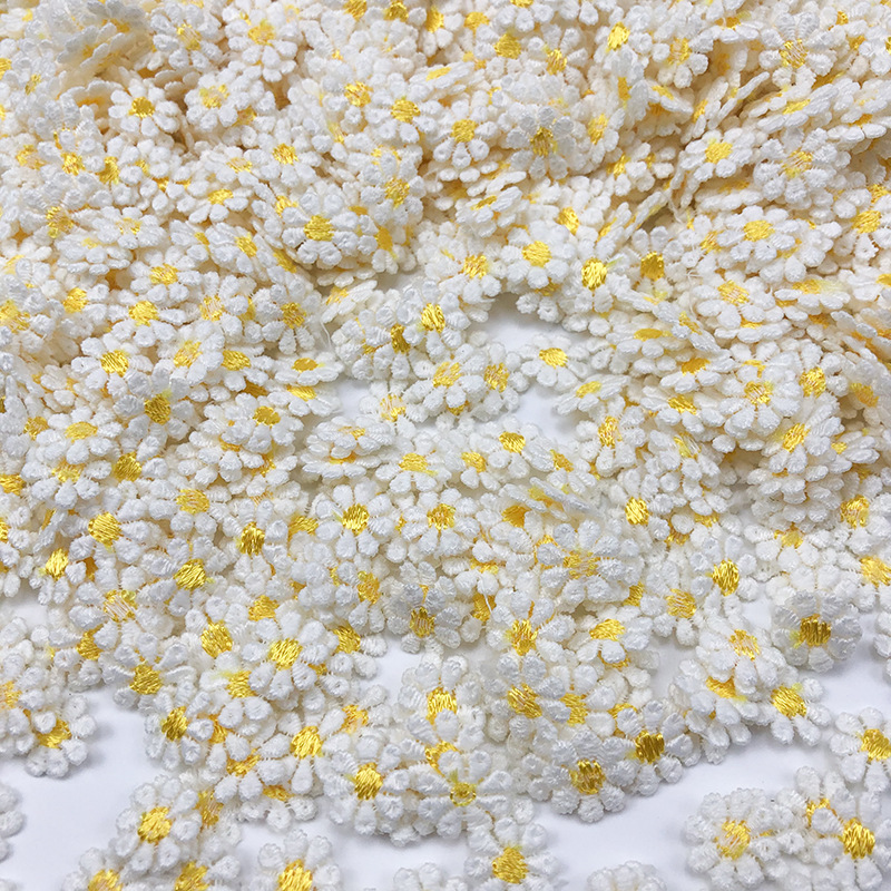 50 SZT. Haftowana Koronka Rozp – Embroidery Yellow Flower recenzja i cena