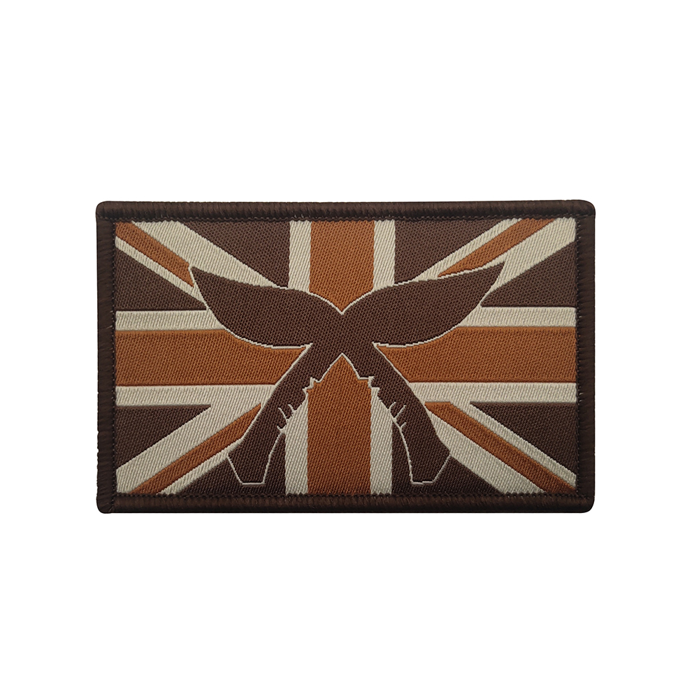 Tkana naszywka z flagą kraju W – Embroidery Uk recenzja i cena