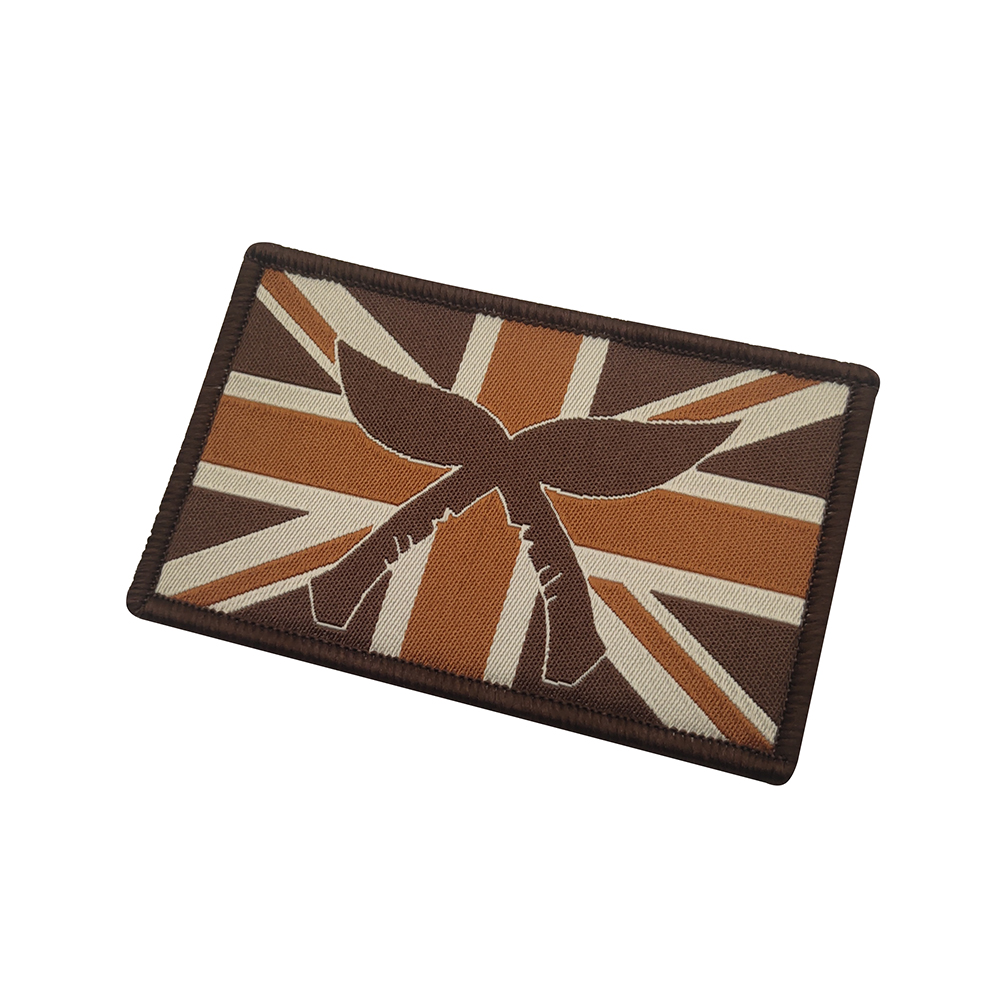 Tkana naszywka z flagą kraju W – Embroidery Uk recenzja i cena