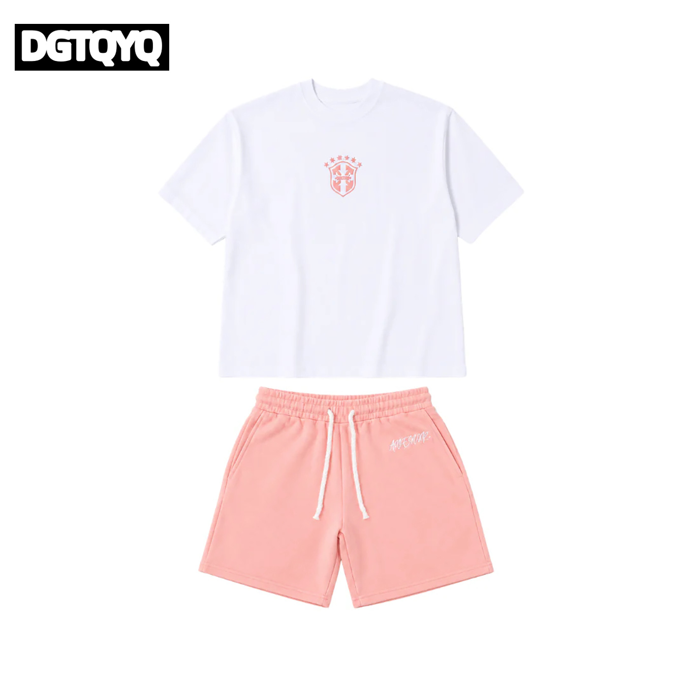 Męskie letnie nowe różowe haft – Embroidery Men Shirt recenzja i cena