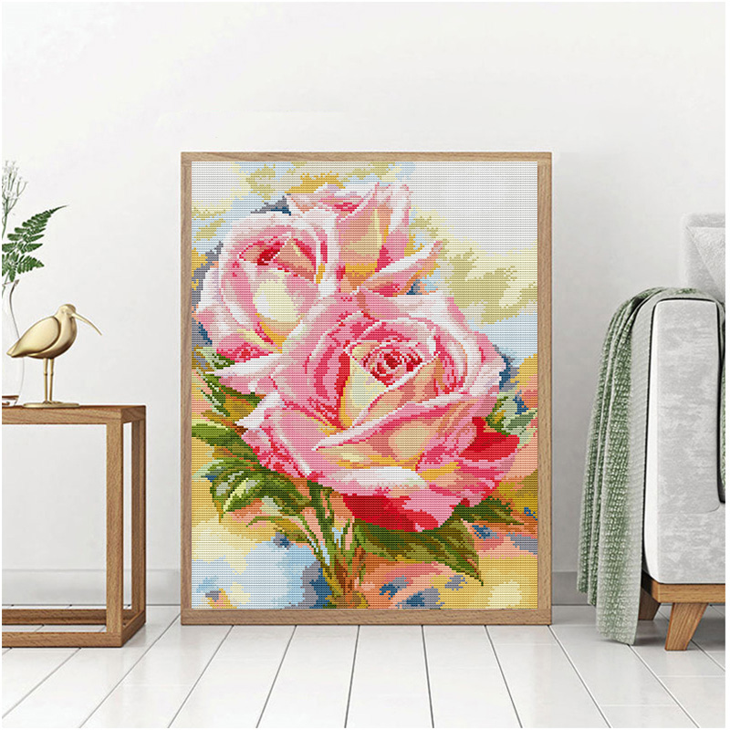 Joy Sunday Zestaw do haftu krz – Embroidery Rose Stitch recenzja i cena