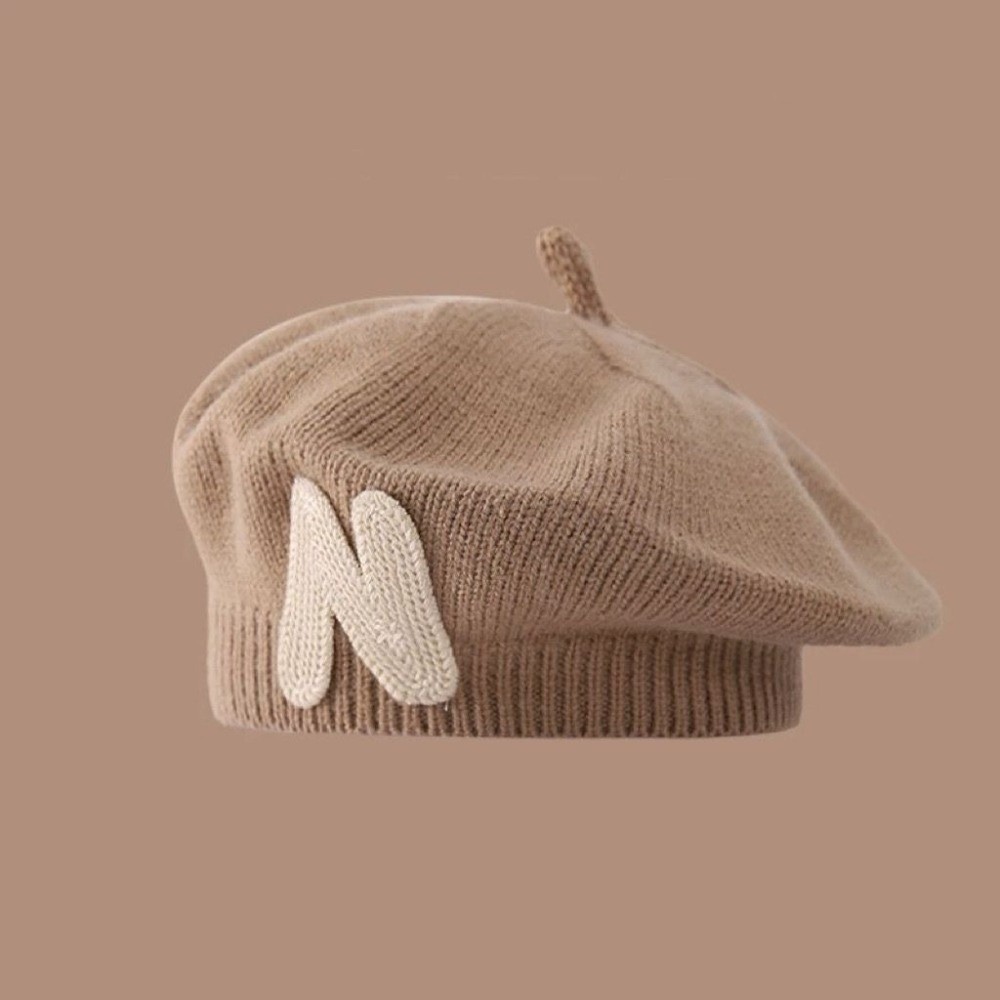 Nowa czapka beret dla malucha  – Embroidery Letter N recenzja i cena