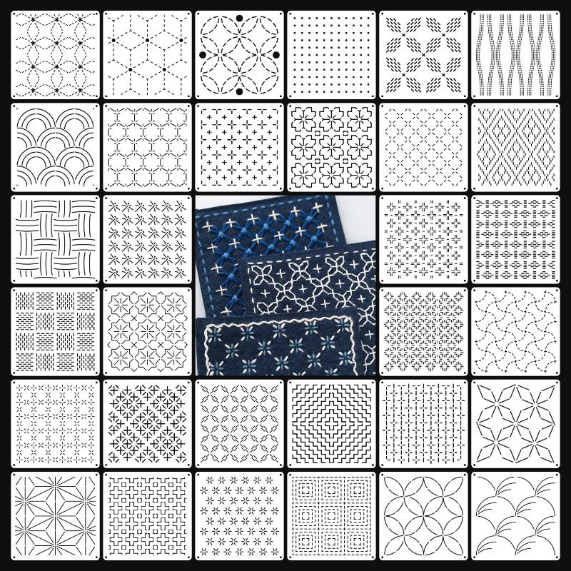 9/32 szt. Szablony do haftu Sa – Embroidery Tools recenzja i cena
