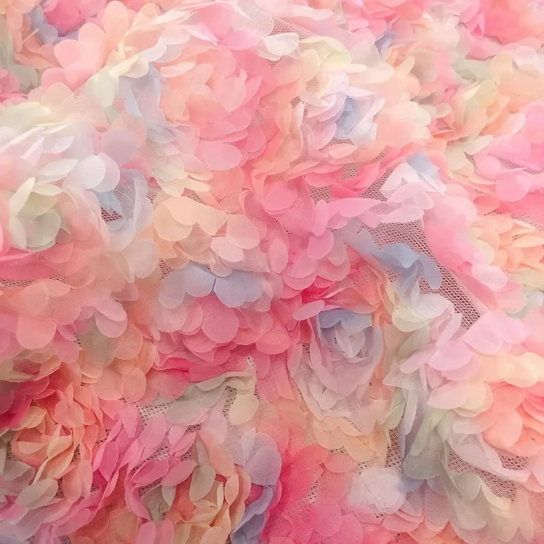 Tkanina tiulowa z haftem kwiat – Embroidery Roses recenzja i cena