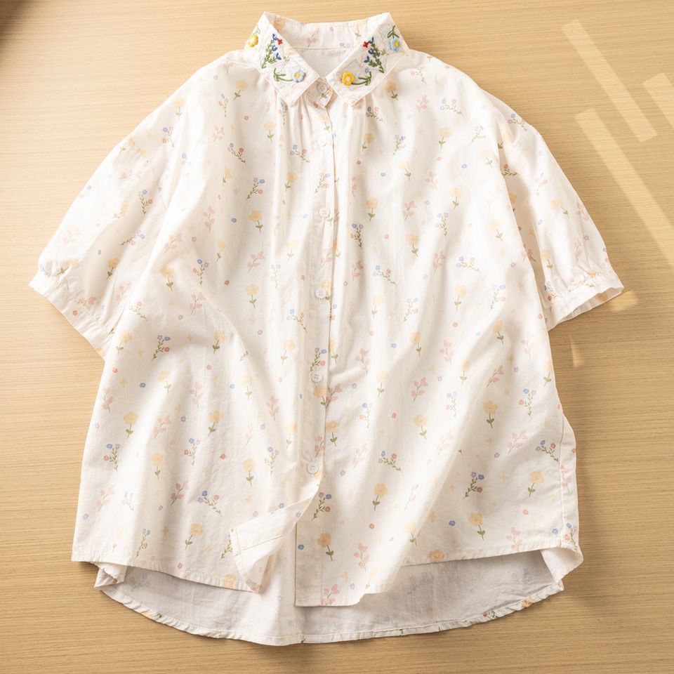 Wyprzedaż letnich koszul damsk – Embroidery Men Shirt recenzja i cena