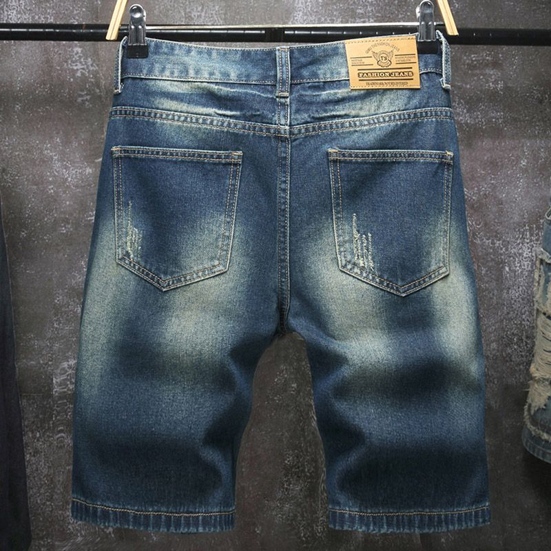 Nowe męskie szorty jeansowe w  – Embroidery Patches recenzja i cena