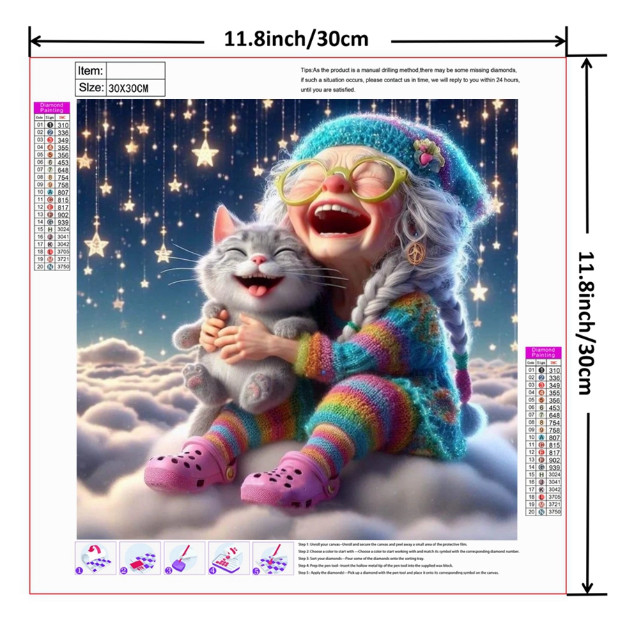 Zabawne zestawy do malowania d – Embroidery Cat recenzja i cena