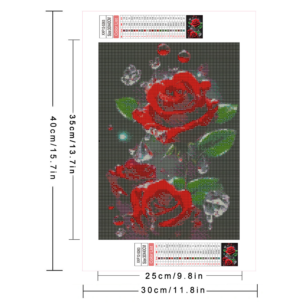 AZQSD diamentowe malowanie peł – Embroidery Rose Stitch recenzja i cena