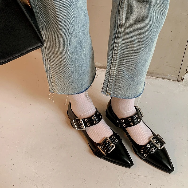 Damskie buty designerskie luks – Embroidery Flat Shoes recenzja i cena