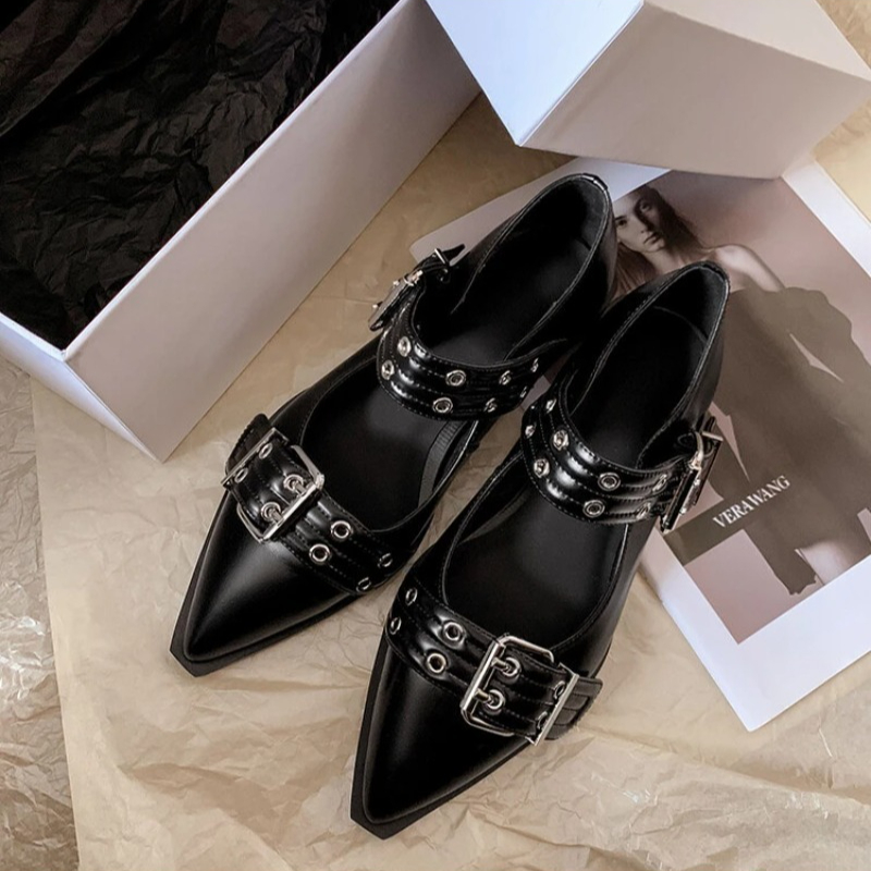 Damskie buty designerskie luks – Embroidery Flat Shoes recenzja i cena