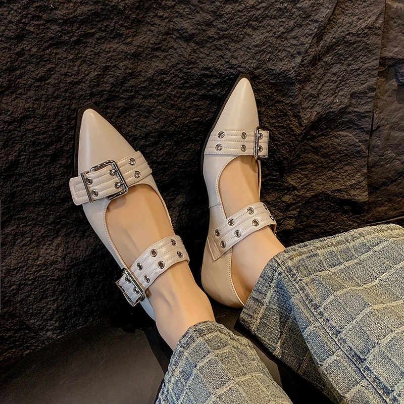 Damskie buty designerskie luks – Embroidery Flat Shoes recenzja i cena