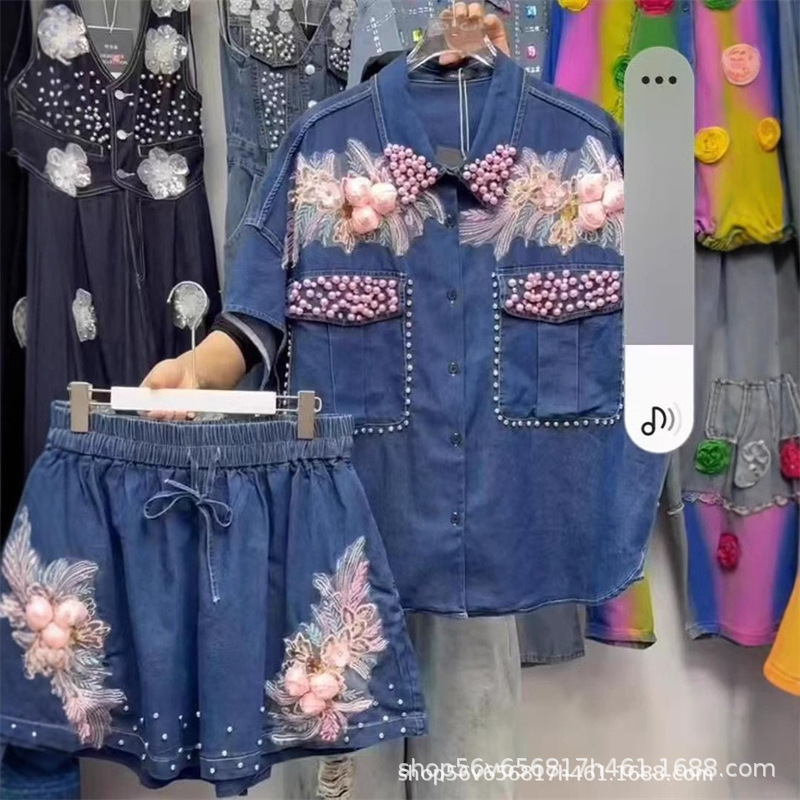 Damskie koszule jeansowe z haf – Embroidery Blouse recenzja i cena