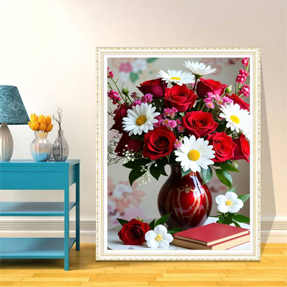 5D DIY Haft Diamentowy Mozaika – Embroidery Roses recenzja i cena